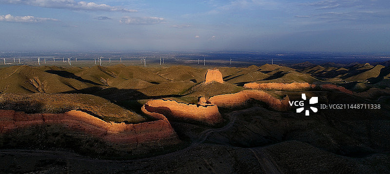宁夏西线长城之三关口长城图片素材