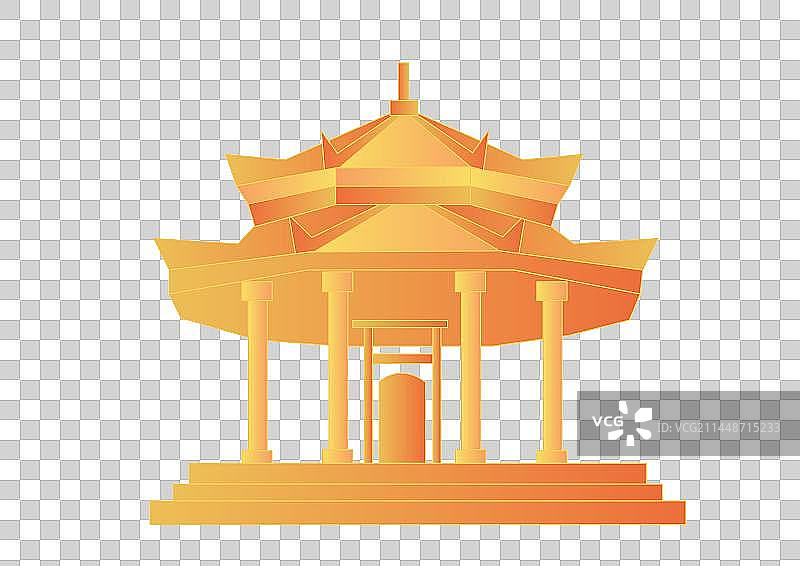 汕尾方饭亭中国风城市复古打卡地标旅游建筑图片素材