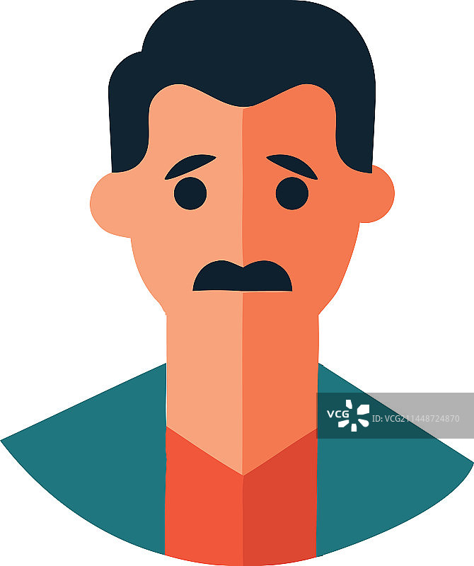 留胡子的微笑商人图片素材