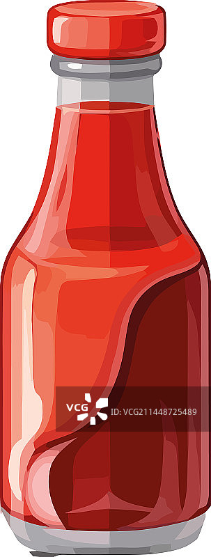 番茄酱瓶图标设计图片素材