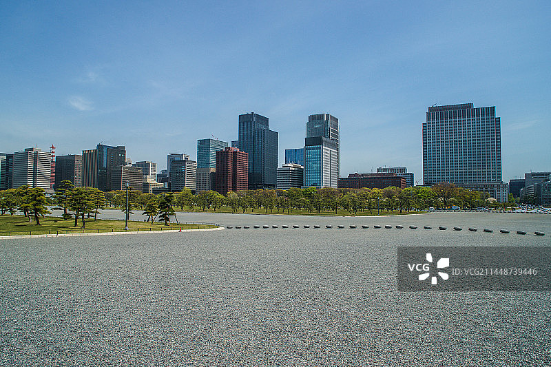 亚洲日本东京都二重桥前站街景图片素材