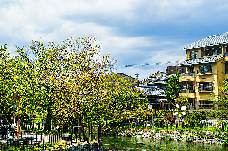 亚洲东亚日本京都府金阁寺图片素材