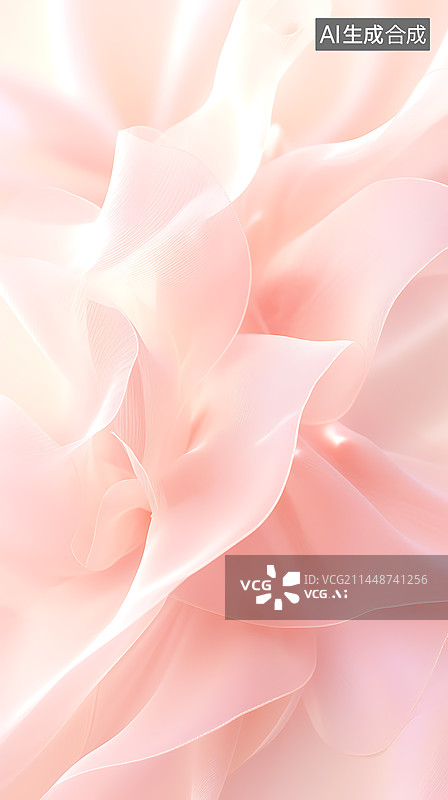 【AI数字艺术】粉色花朵特写图片素材