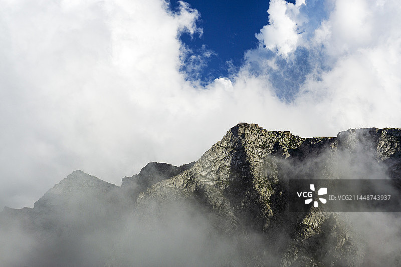 太白山大爷海图片素材