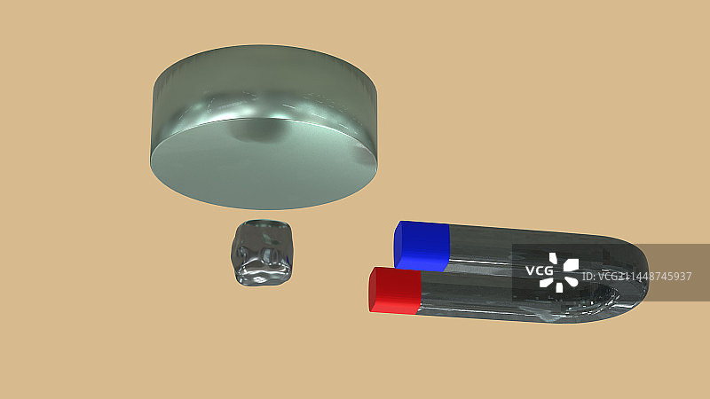 倒立室温超导图片素材