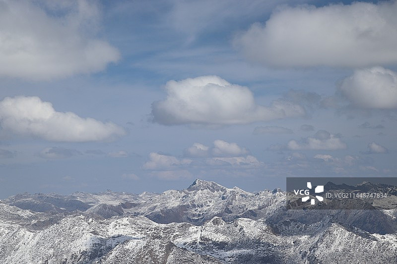 达古冰川图片素材