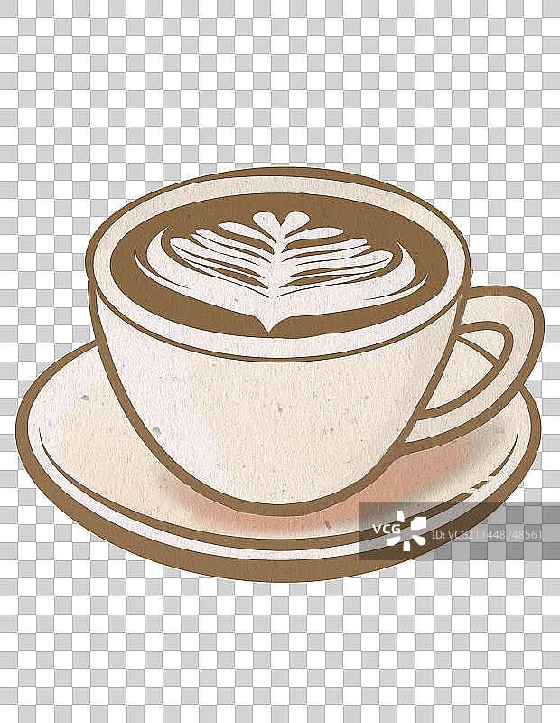 一杯热咖啡图片素材