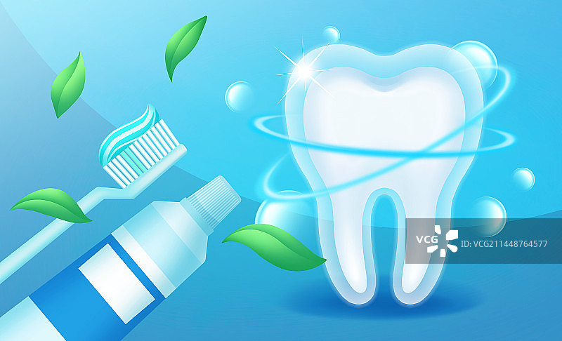 卡通口腔卫生牙科插画图片素材