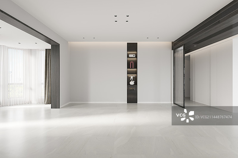 现代风格住宅客厅电视背景墙图片素材