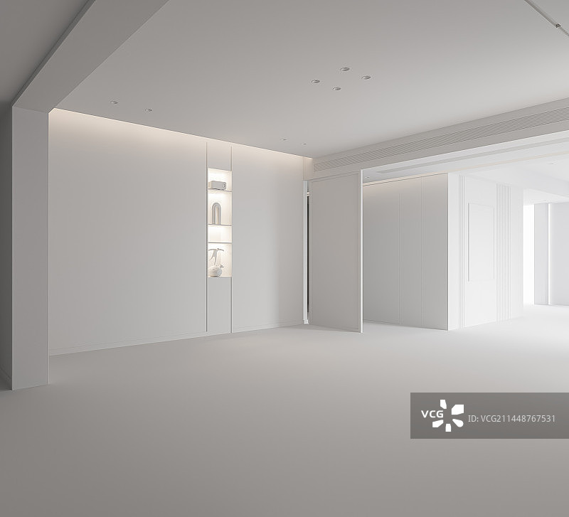 现代风格住宅客厅电视背景墙图片素材