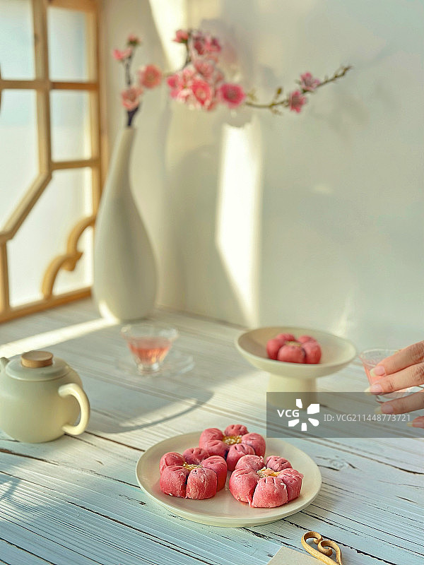 桃花酥图片素材