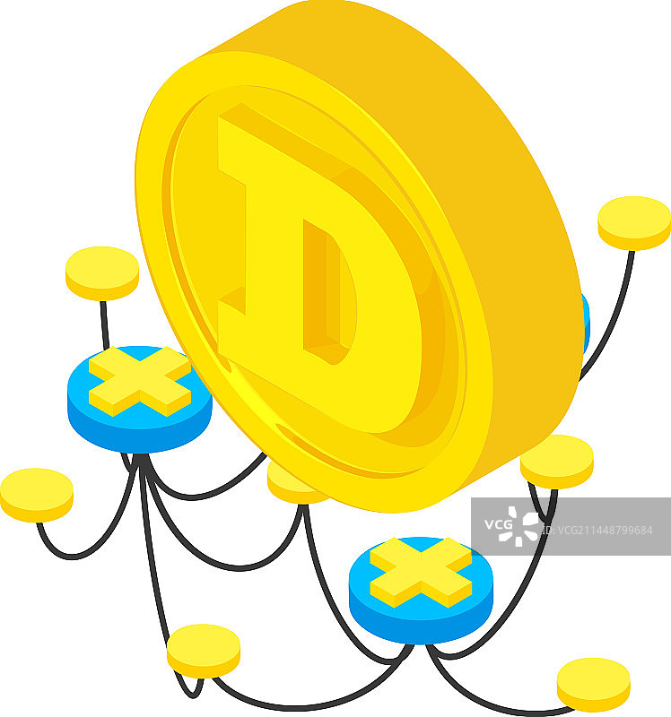 2.5D去中心化图标图片素材