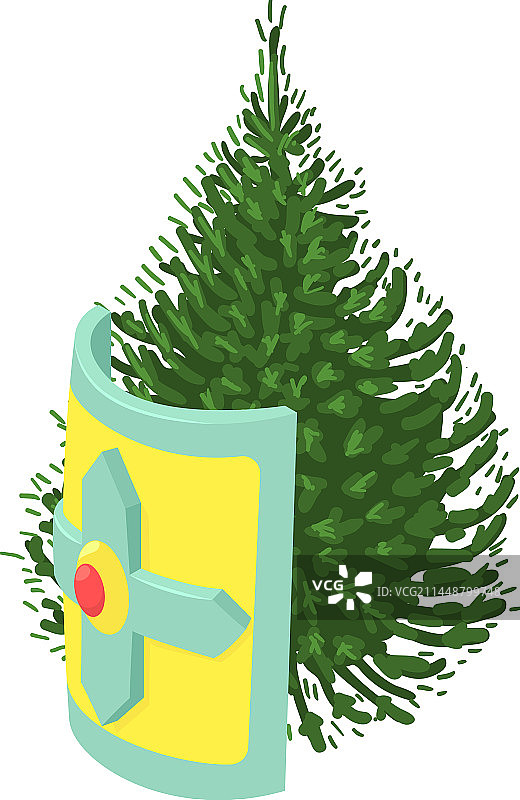 罗马盾牌图标2.5D矩形图片素材