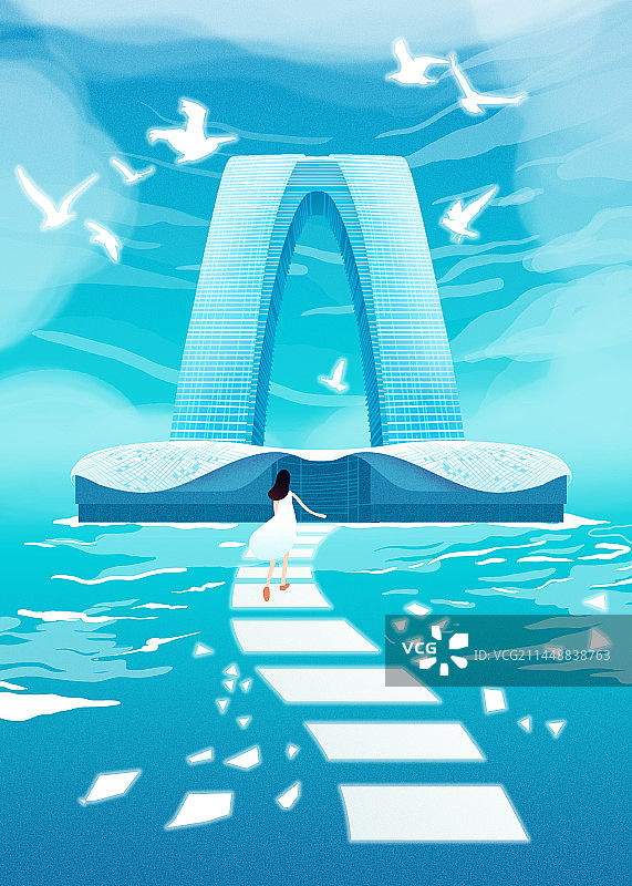 苏州东方之门图片素材