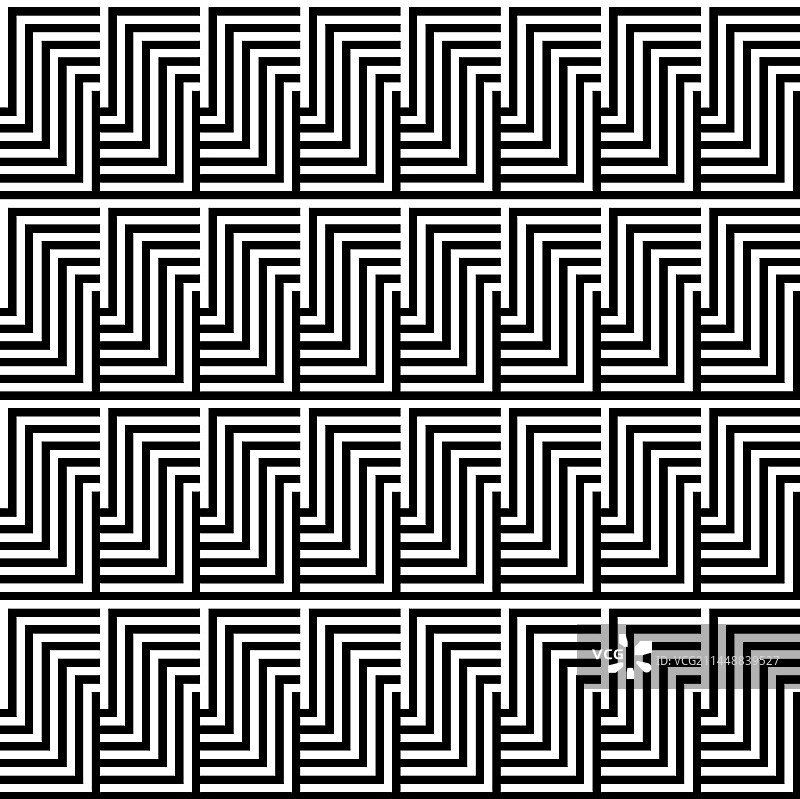 鲱鱼骨图案无缝几何装饰艺术图片素材