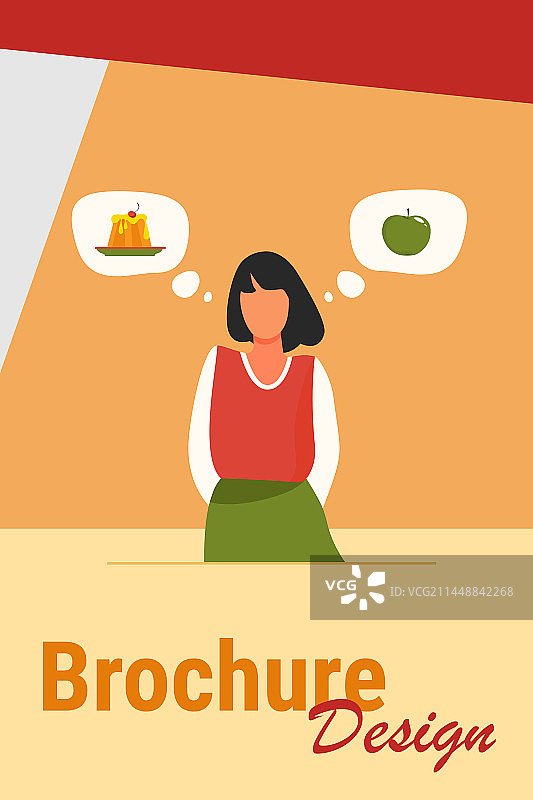 健康与不健康的食物选择图片素材