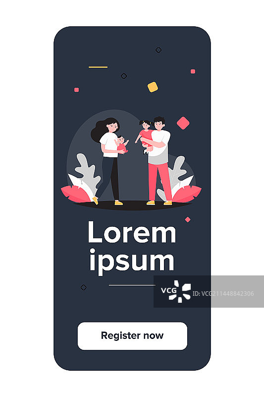 一对疲惫的父母图片素材