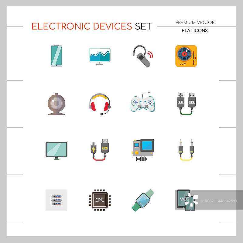 电子设备图标集图片素材