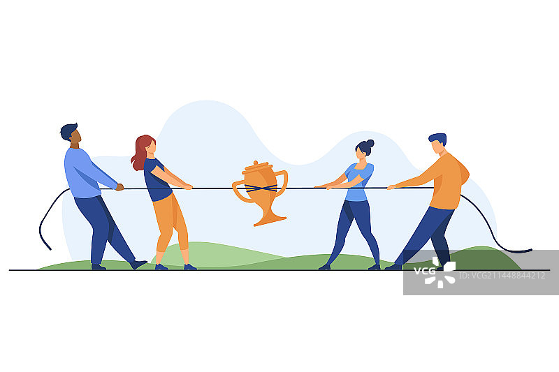 团队争夺奖品图片素材