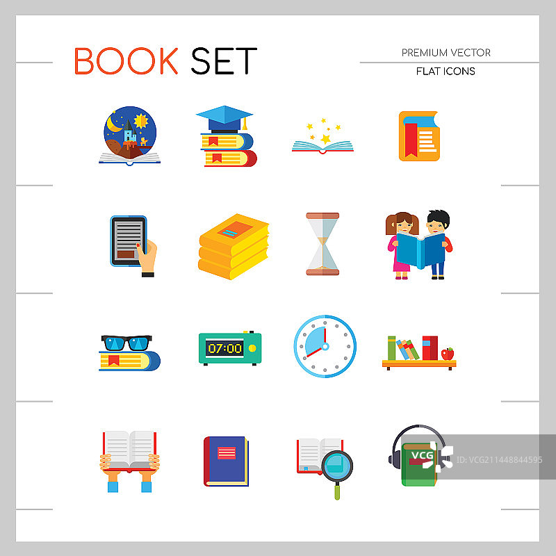 书籍图标合集图片素材