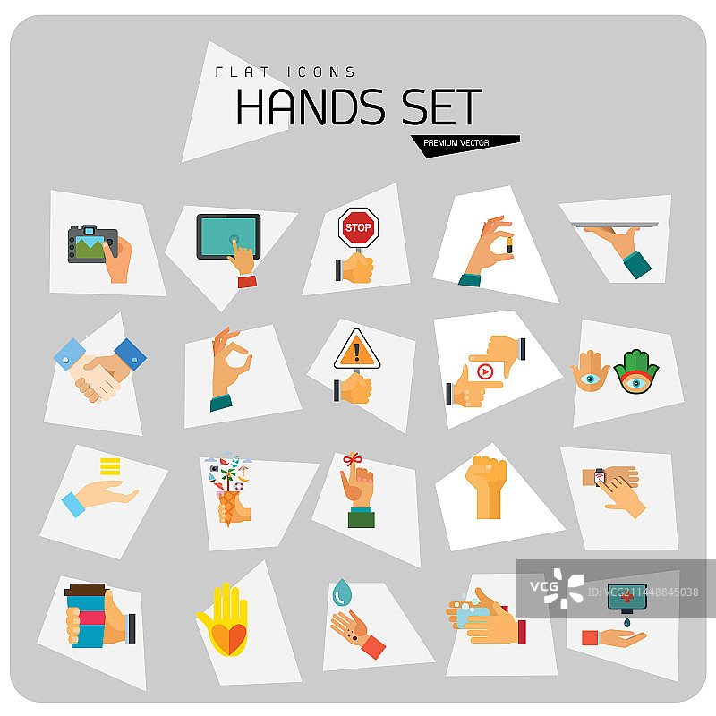 手部图标合集图片素材