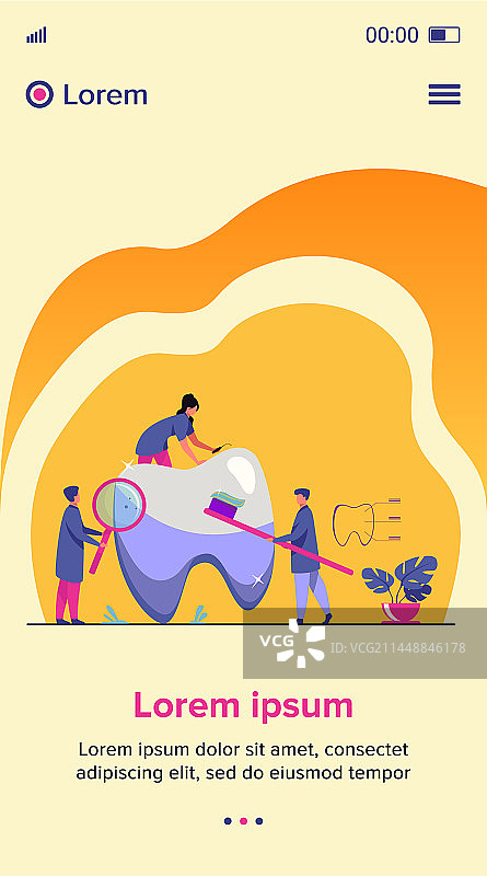 牙医团队护理牙齿图片素材