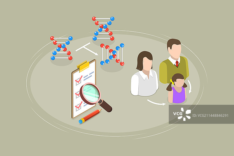 三维等距平面概念图片素材