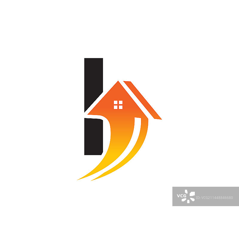 彩色字母I标志模板图片素材