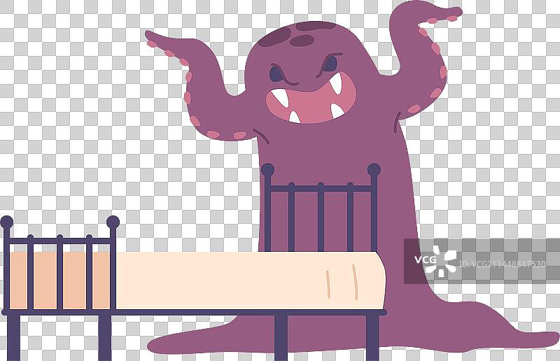 怪异万圣节场景图片素材