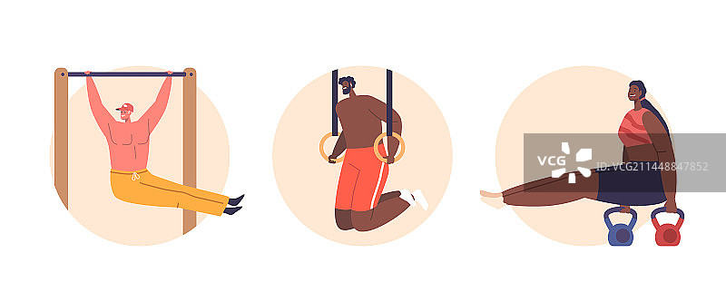 运动员博主的独立图标或头像图片素材