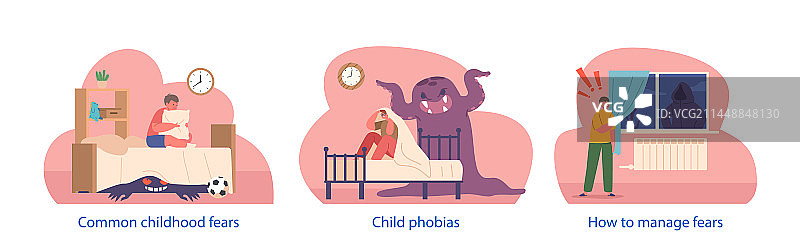 独立小孩卡通人物元素图片素材