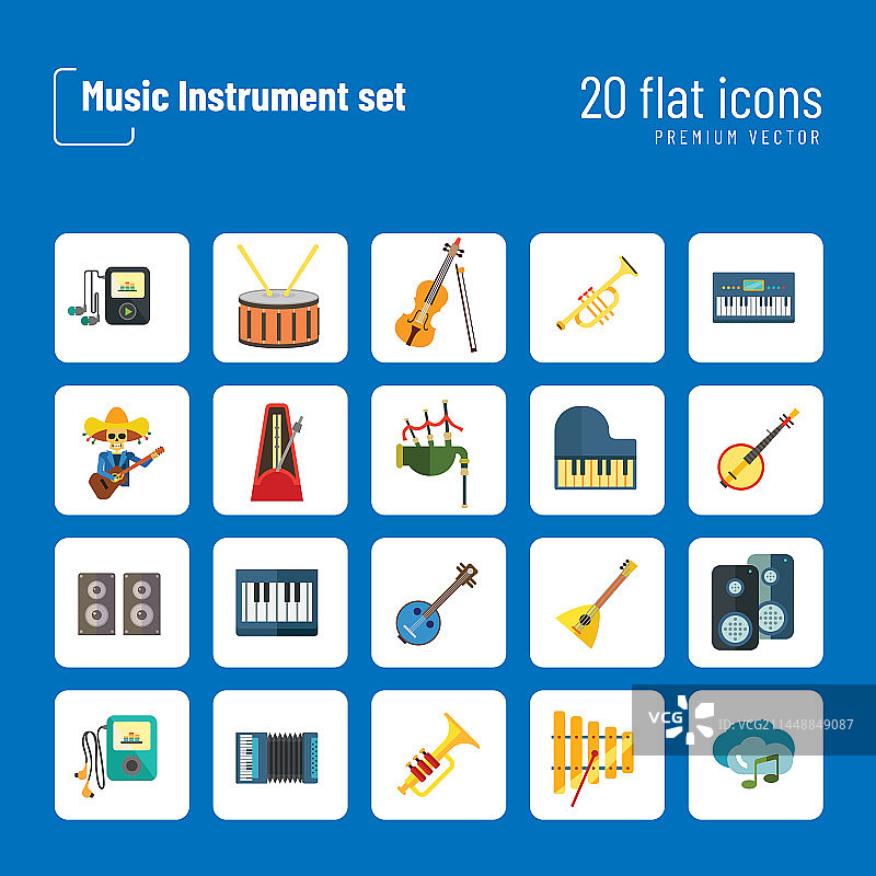 乐器图标合集图片素材