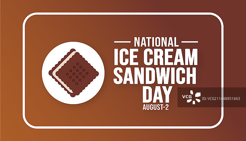 全国冰淇淋三明治日背景图片素材