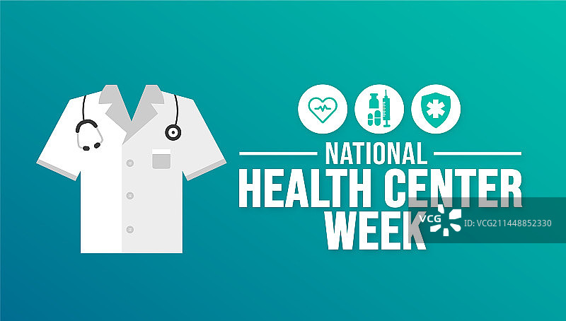 8月是国家健康中心周背景图片素材