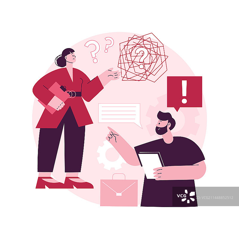 沟通障碍抽象概念图片素材