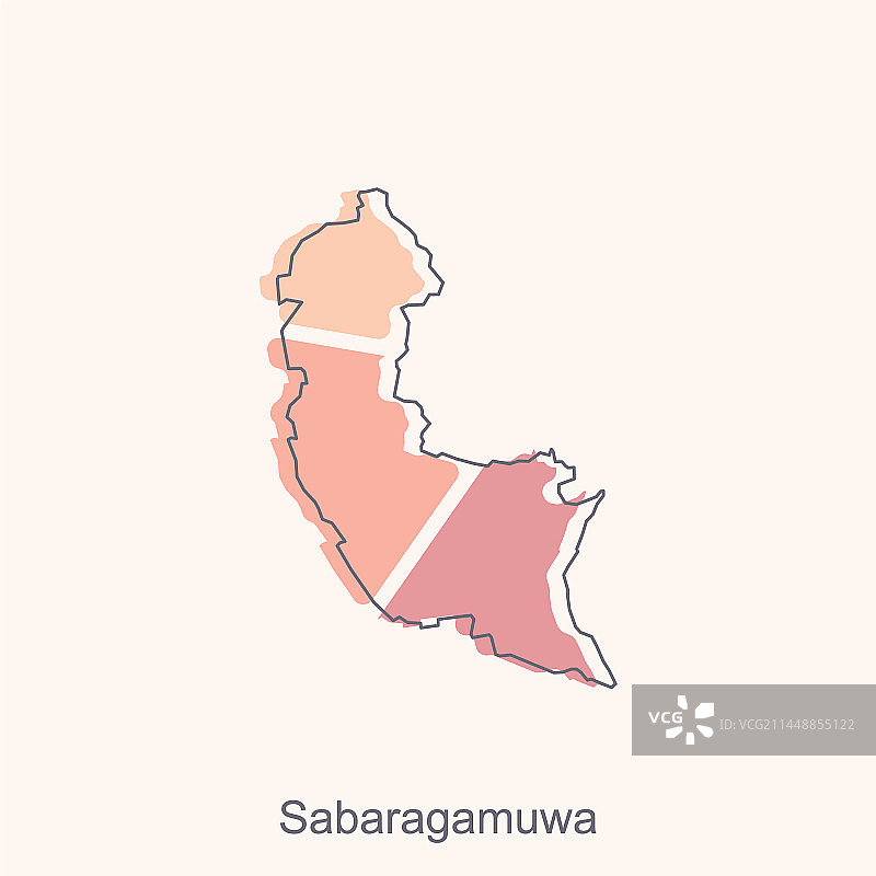 萨伯勒格穆沃几何文件地图图片素材