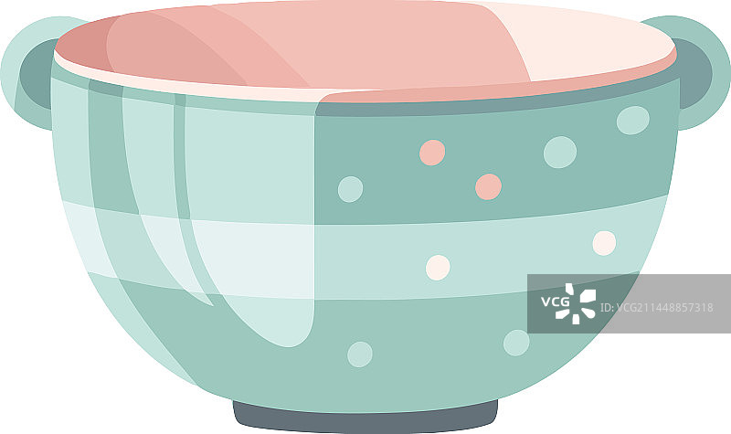 蓝色陶瓷碗图标图片素材