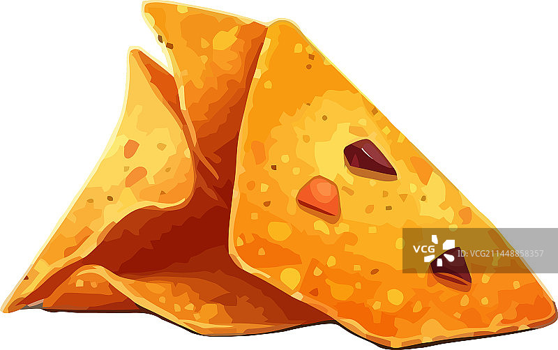 新鲜玉米片脆皮美食图片素材