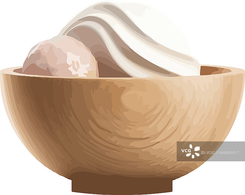 有机碗中的新鲜美食图片素材