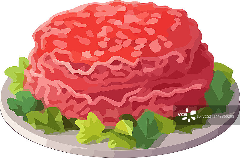 美食盘中的肉馅图片素材