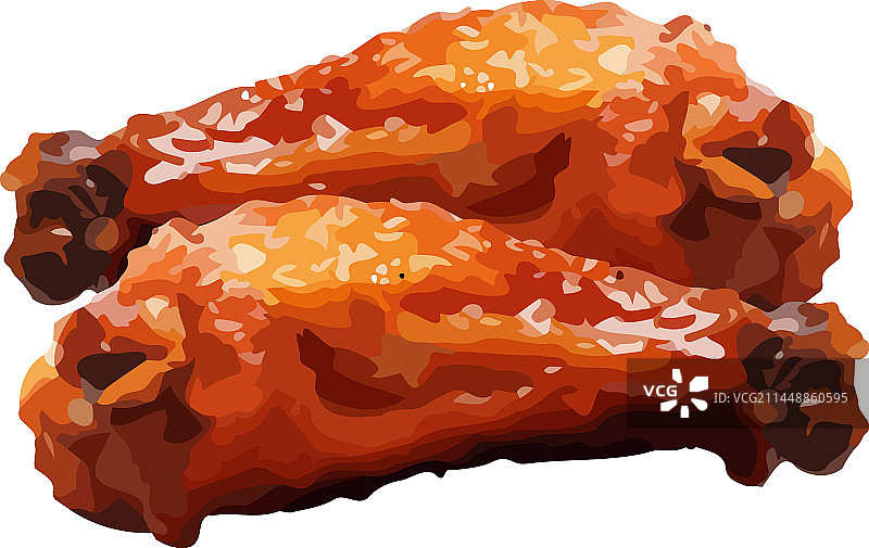 烤鸡腿健康午餐图片素材