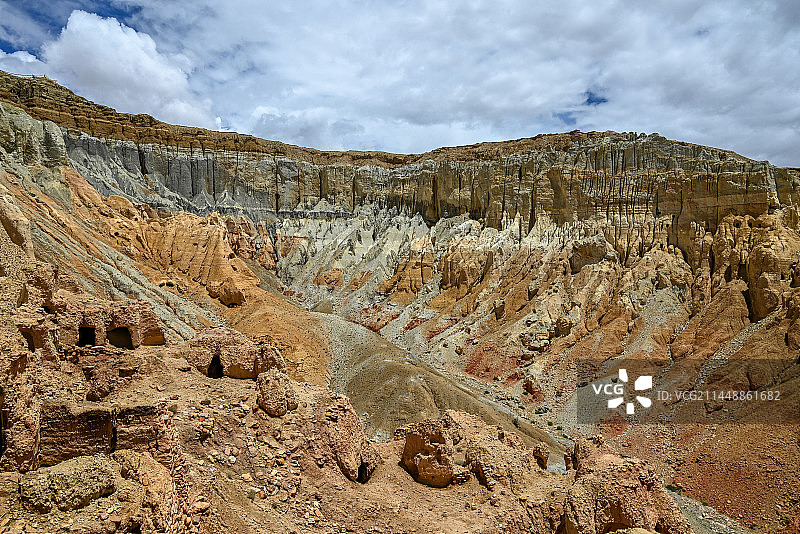 西藏阿里 古象雄王国遗址穹窿银城图片素材