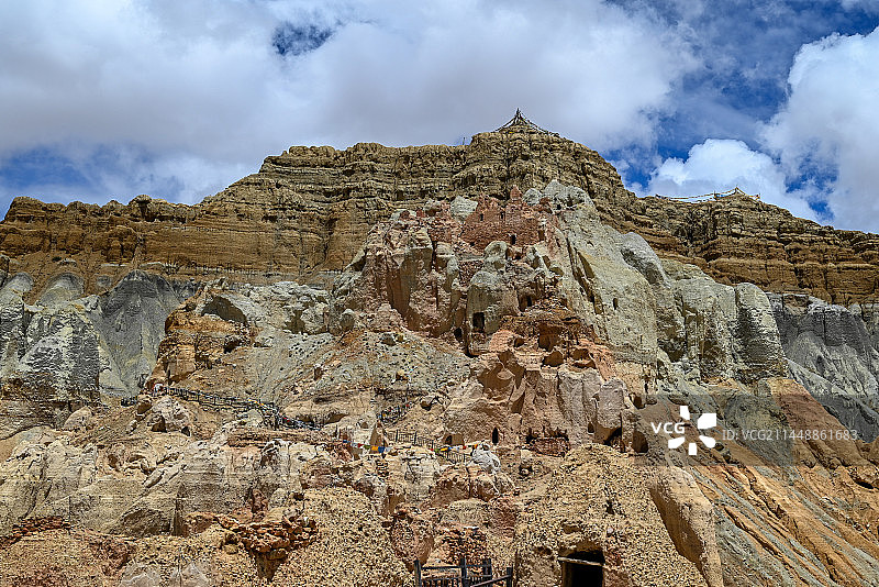 西藏阿里 古象雄王国遗址穹窿银城图片素材