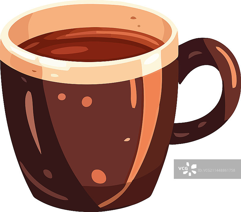 卡布奇诺杯子设计图片素材