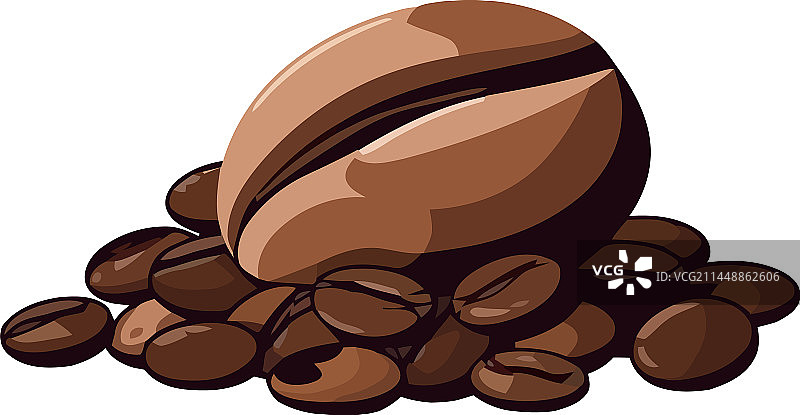 新鲜咖啡豆图片素材