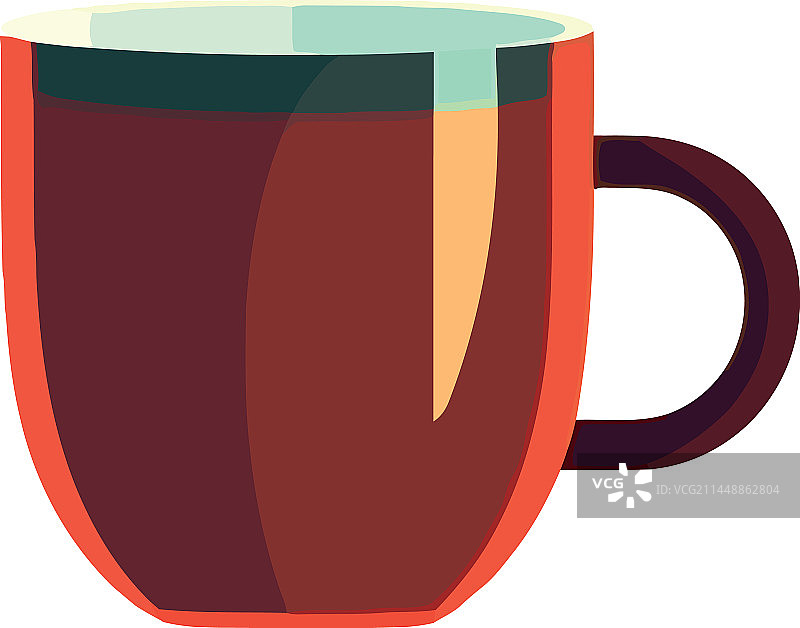 红色咖啡杯图片素材