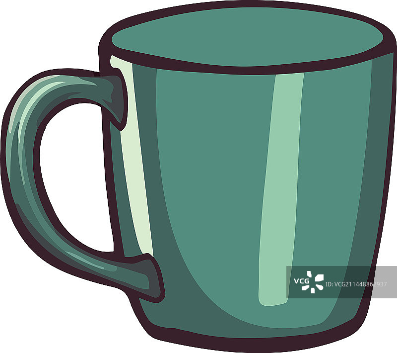 绿色马克杯设计图片素材