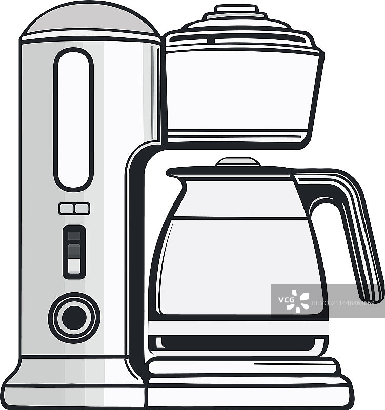 现代咖啡机图片素材