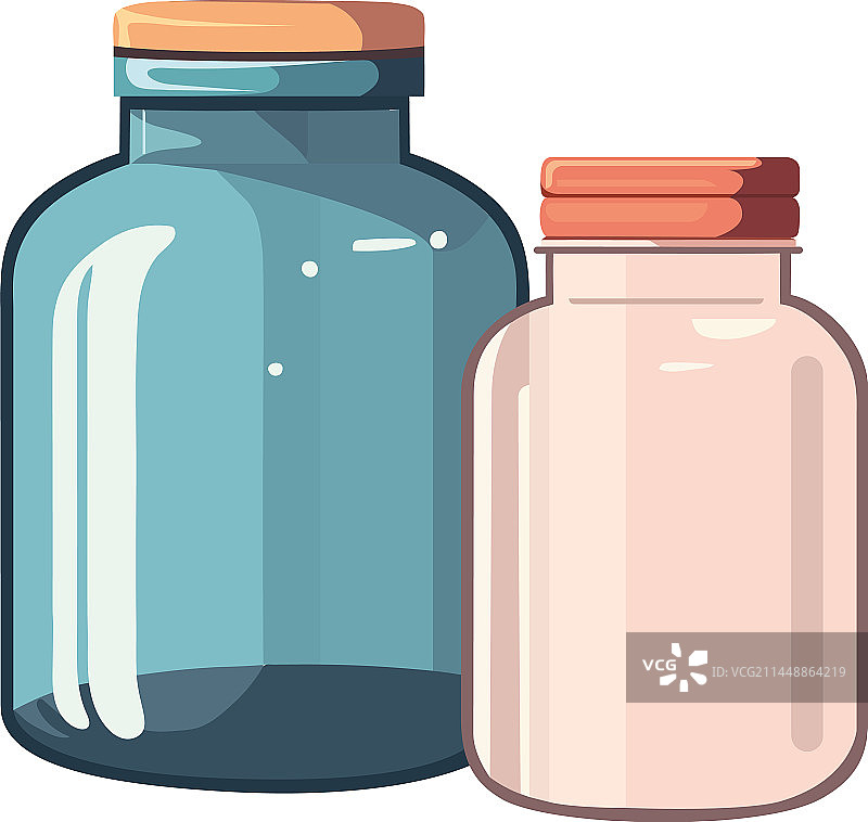 透明罐子设计图片素材