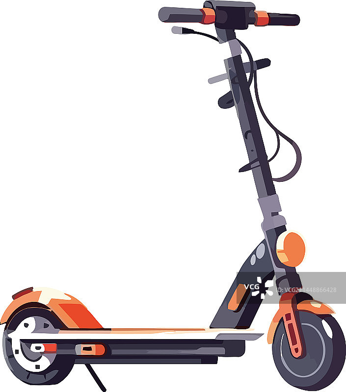 可爱的滑板车设计图片素材